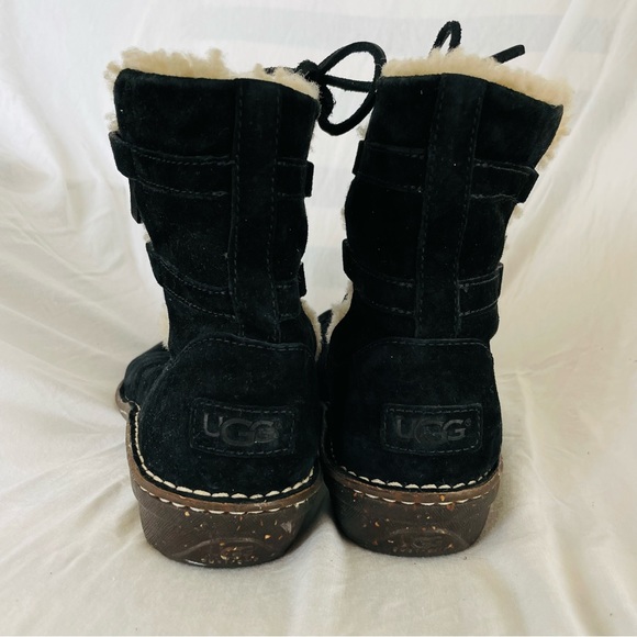 UGG Australia Caspia Boots, Black (Size 11) - Picture 5 of 11
